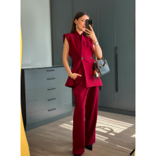ALISA DEEP BURGUNDY SUIT